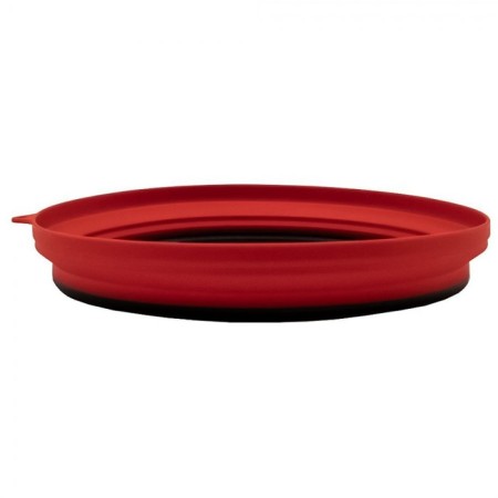 Silicone plate with a plastic bottom, 25.5 x 25.5 x 4, the color of the terracotta-1