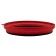 Silicone plate with a plastic bottom, 25.5 x 25.5 x 4, the color of the terracotta