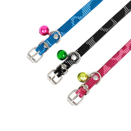 Collar "chamomile" 30 x 1 cm, artificial leather, mix of colors-7