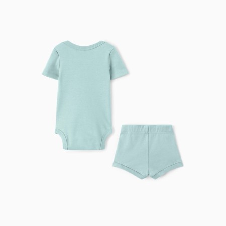 Kit for children (body, shorts) minku, menthol color, height 62-68 cm-10