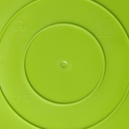 The underwear basket is soft, 27 l, 37.5 × 37.5 × 30 cm, the color is bright green-5