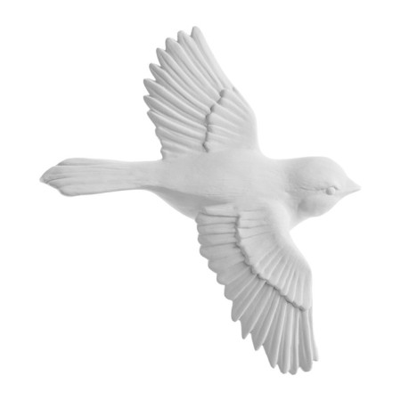The decoration is wall, gypsum panel "birds" 3 pcs, white-3