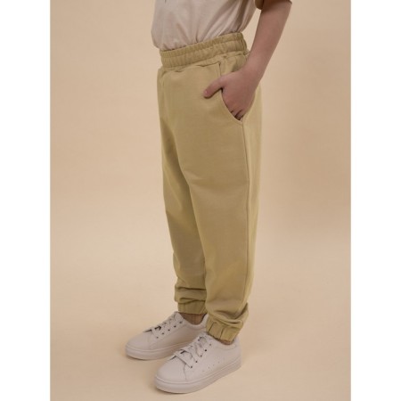 Pants for boys, height 110 cm, sandy color-1