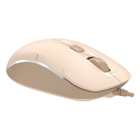 Mouse A4Tech FSTYLER FM26S Beige/Brown optical (2000DPI) Silent USB for a laptop (103385-2