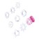 Erection rings, gel silicone, soft, set 9 pcs