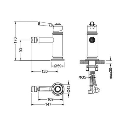 Timo ARISA 5312/02F mixer, Antik-1
