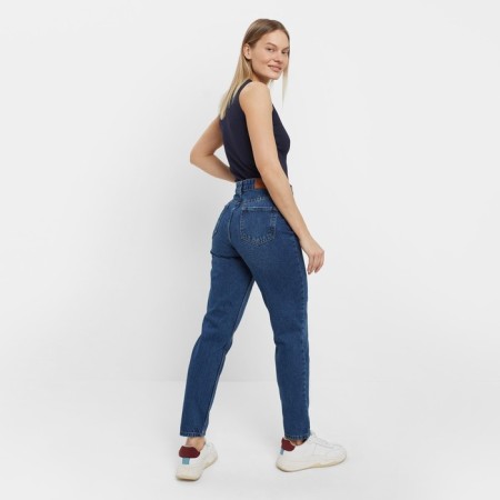 Women's jeans, dark blue color, size 38 (44)-1