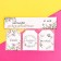 Floristic nameplate "Create", set 6 pcs., 7 x 5 cm