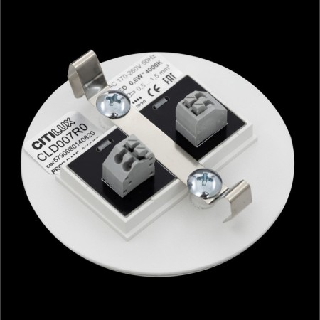 The built -in Citilux “Scully” CLD007R0, 7.7x7.7 cm, 1x0.6W, LED, white color-6