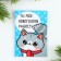 New Year. Notepad A7, 16 L "You are my New Year's Joy"