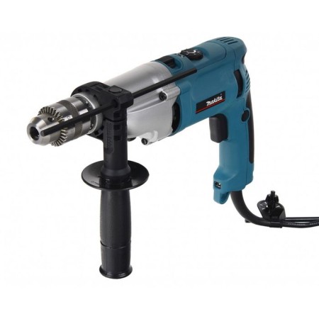 Shock drill Makita HP 2070 F, 20mm, reverse, 1100W, 0-1200/2900 rpm, 2 speed.