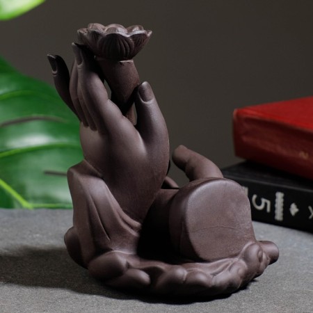 Set of incense on the stand "Hands" 14*11cm-4