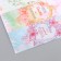 Stick Paper "Flower Wreaths" 3x9 cm sheet 10x10 cm