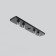 The connector is a straight line for the round low -profile tire pipeline, black
