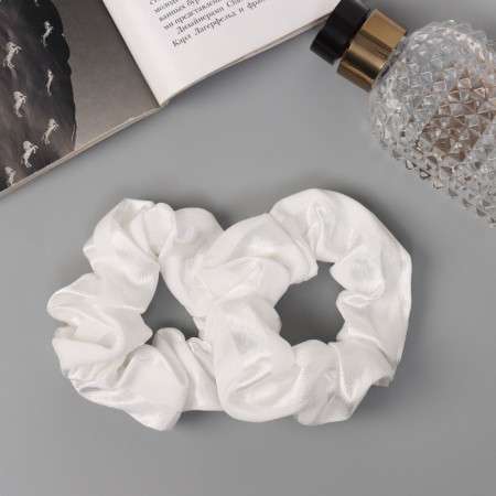 Hair elastic band "Orbit" (set 2 pcs) Ariadne strip, 9 cm, white-1