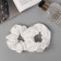 Hair elastic band "Orbit" (set 2 pcs) Ariadne strip, 9 cm, white