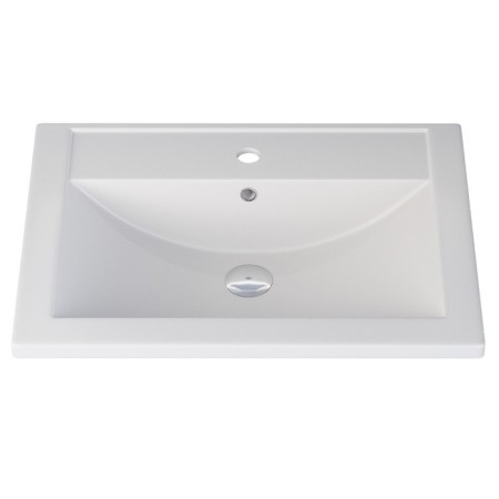 Sink uperwood Foster Quartz, quartz, 60 cm, white matte, jasmine-3