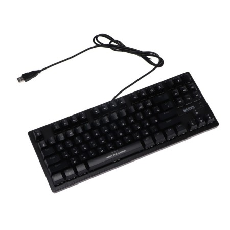 Keyboard Marvo KG901, game, wired, mechanical, 87 keys, USB, backlight, black-1