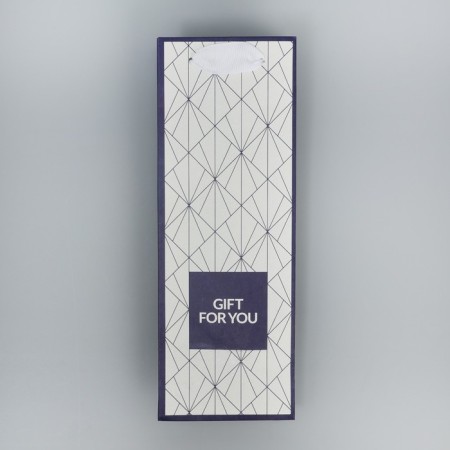 Gift package for a bottle, packaging, Gift for You, 9 x 25 x 8.9 cm-3