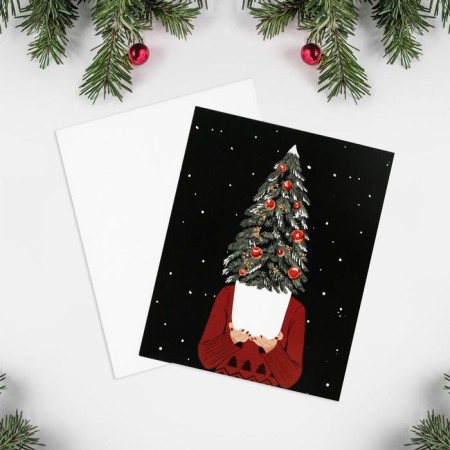 Hoody Postcard, 8.8 x 10.7 cm, New Year-1