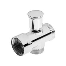 Zein Z745 divertor, for the mixer, zinc body, round nut, brass switch, chromium color 52021