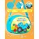 Game set of dentist, blue tractor, in a purse