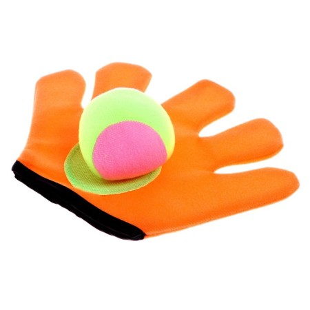 Game "Throw-Popai", 2 gloves-trap for the ball, 1 ball, color mix-2