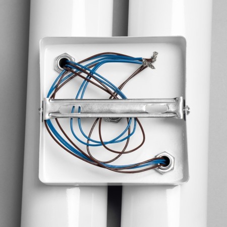 Sconces "tube" 4xgu10 35W white gold 12x6x47cm-7