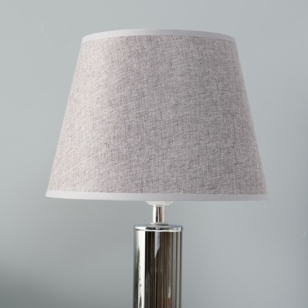 Table lamp "Arabesque" 1x40W E27 Chrome/gray 22x22x36cm-3