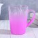 Glass mug with gradient and pattern "Mom", 300 ml
