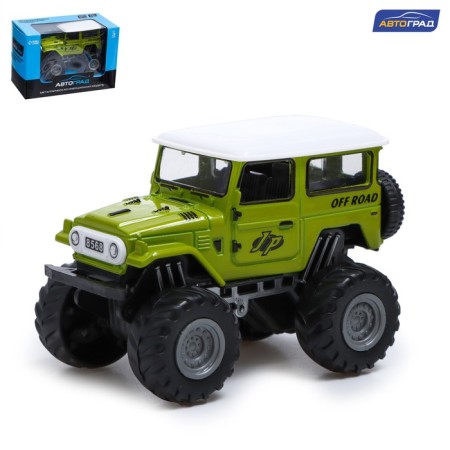 Metal machine "Big Foot", inertial, green color