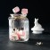 Glass Bank for bulk products with a ceramic lid of the bunny, 950 ml