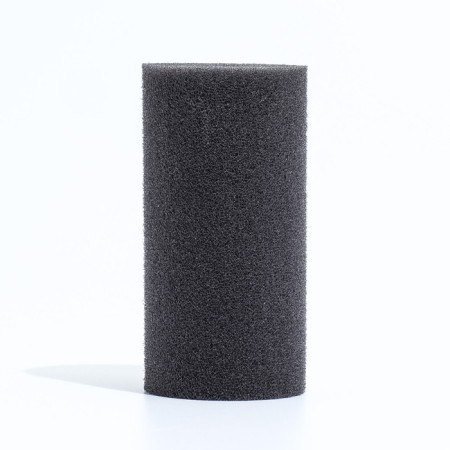 Round sponge No. 2, finely porous, 6 x 6 x 12 cm, gray-1
