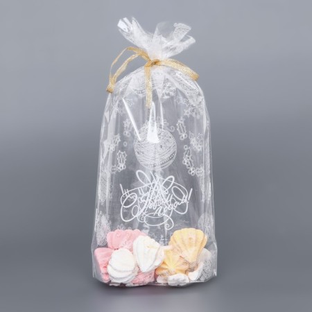 Package Packing BOPP, with a bottom fold, "New Year's balls" 20*35 cm-1