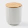 Porcelain Bank for bulk products Bellatenero, 600 ml, d = 10 cm, white color