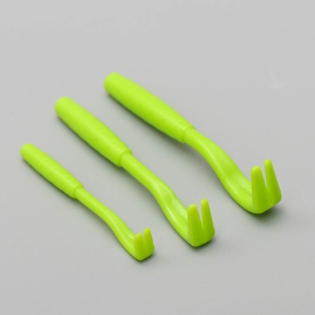 A set of ticks for ticks, 3 sizes, green-6