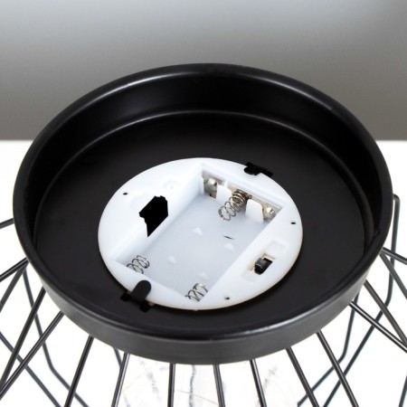 Night Garage Black from Battery 3xaaa 19x16x16 cm Risalux-5