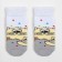 Noski children's terry, the color is light gray, size 11-12