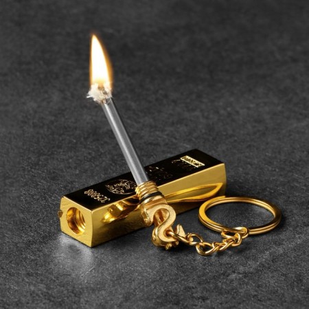 Eternal match "Gold Eat" is tourist 6 cm, with a ring