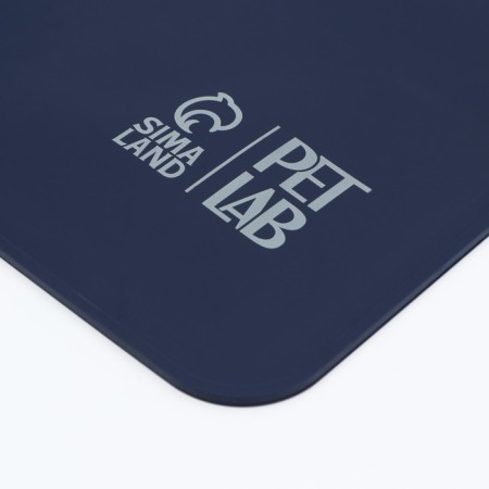 Silicone rug for a bowl, 40 x 30 cm, blue-4