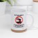 Coramic tea mug "Caution, I am allergic to morons!" 320 ml,
