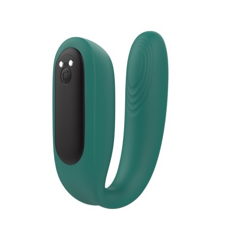 A set of vibrators for a pair of Trio for Two, silicone, emerald color.-3