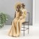 Polystone souvenir "Stylish couple on a bench" 13x12.5x24.5 cm