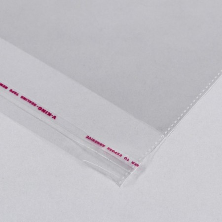 BOPP package with an adhesive valve 20 x 30/4 mm, 25 mkm-1