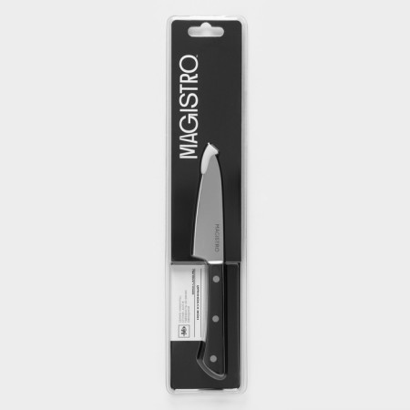 Knife kitchen vegetable Magistro Hinshitsu, stainless steel, 10.6 cm, black-8