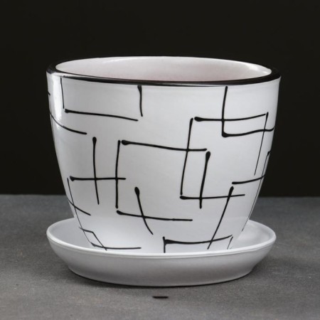Pot floral illusion white 1 l-1