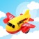 A set of inertial aircraft "Airlines", 4 pieces