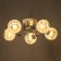 Ophelia chandelier 5he27 40W Belo-chromium 60x60x27 cm Bayerlux