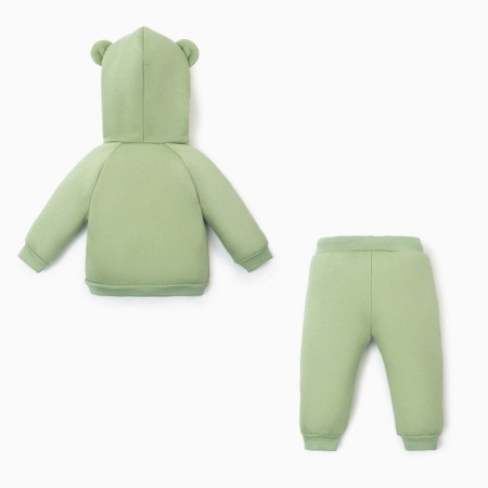 Costume: sweatshirt and pants crumbs, I am Basic Line, height 86-92 cm, green-10