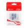 Torso valve cap, luminous, set 4 pcs, blue